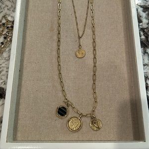 Coin/charm necklace